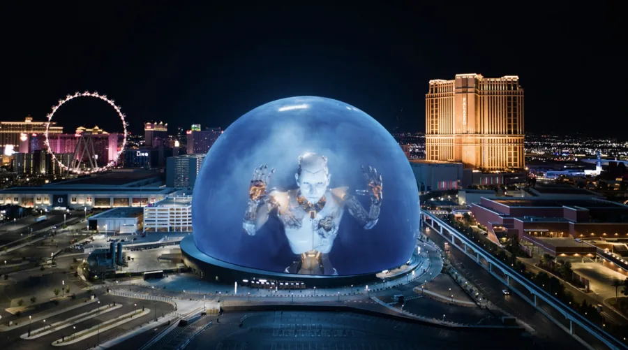 Sphere in Las Vegas — exterior venue photograph.