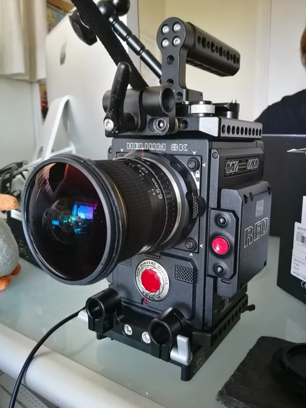 Nodal Helium — Nodal Helium camera and lens close-up.