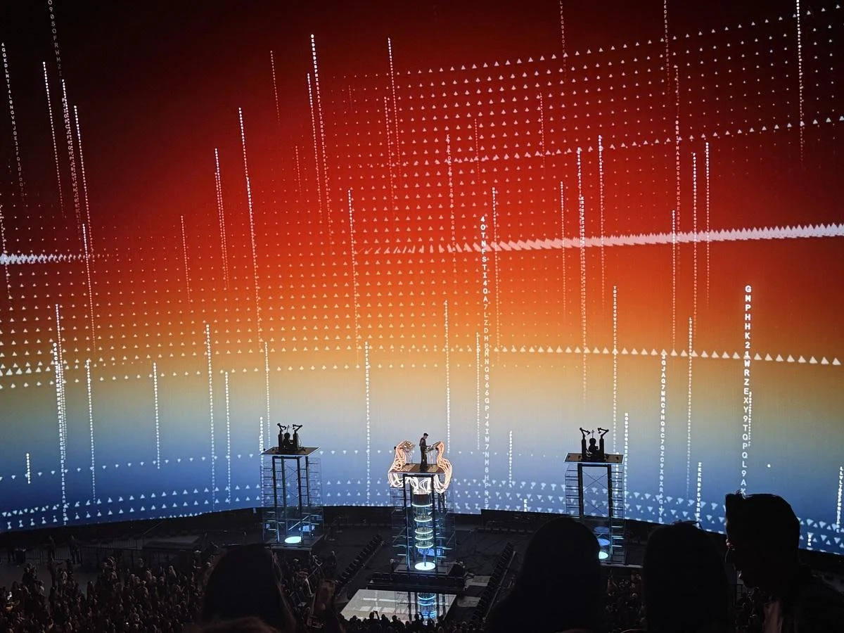 Audience photograph of Anyma’s End of Genesys at Sphere.