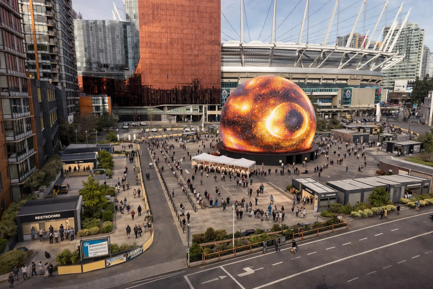 Architectural concept for the proposed Dome II venue