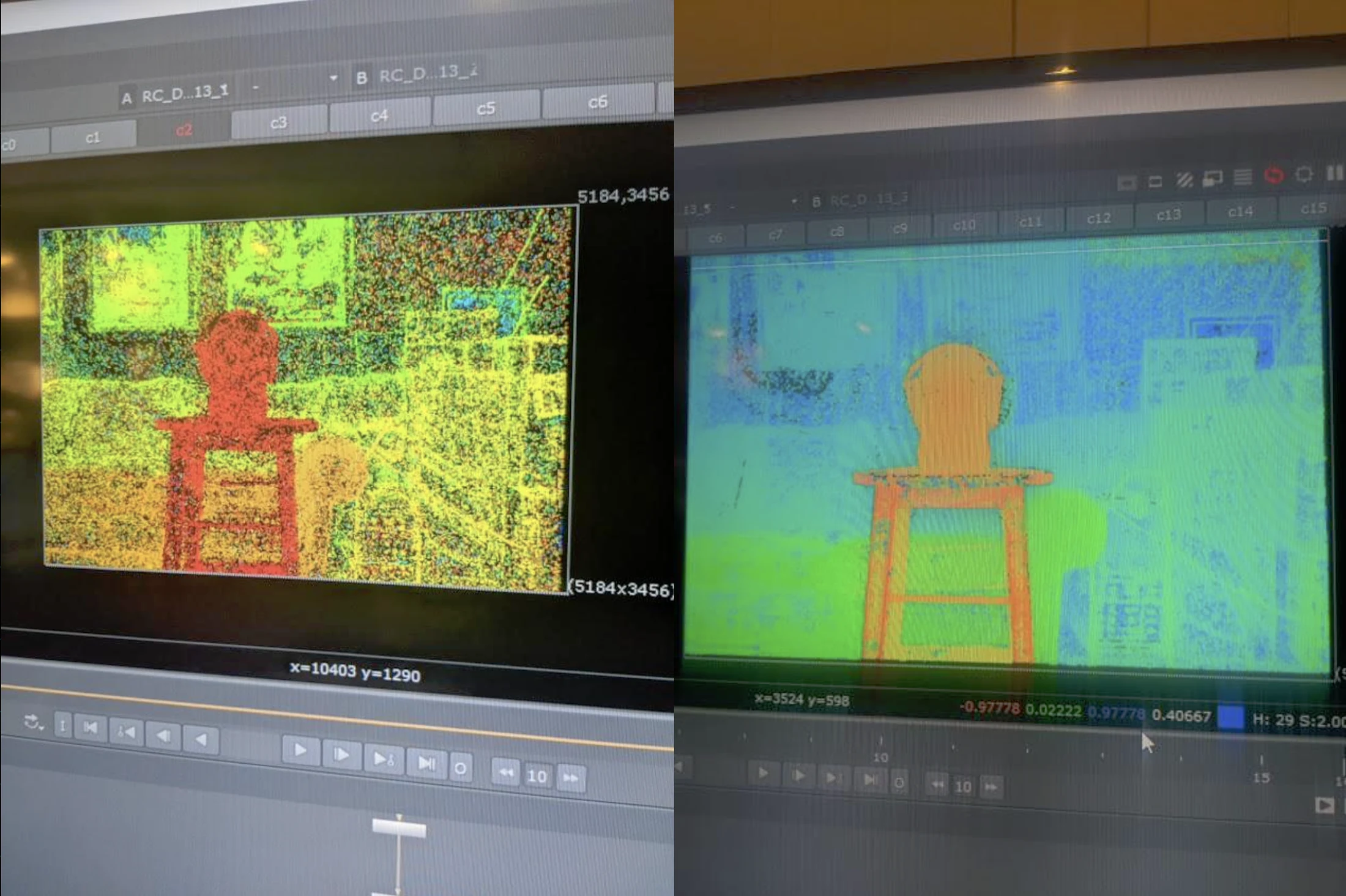 Depth-map and reconstruction output from VCS’s GTC presentation